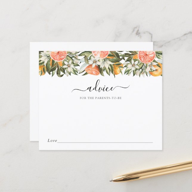 Little Cutie Baby Advice for the Parents-to-Be (Front/Back In Situ)