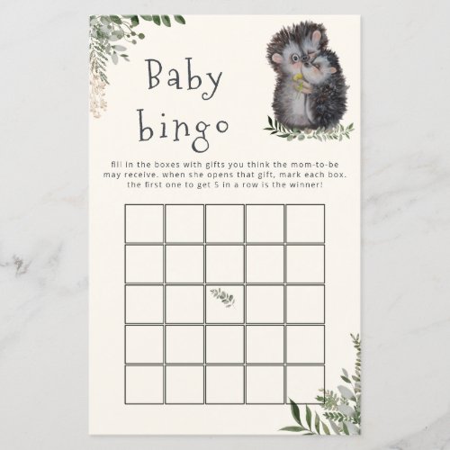 Little cutie baby and mom bingo game