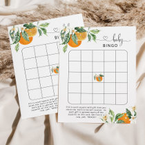 Little cutie baby shower bingo game