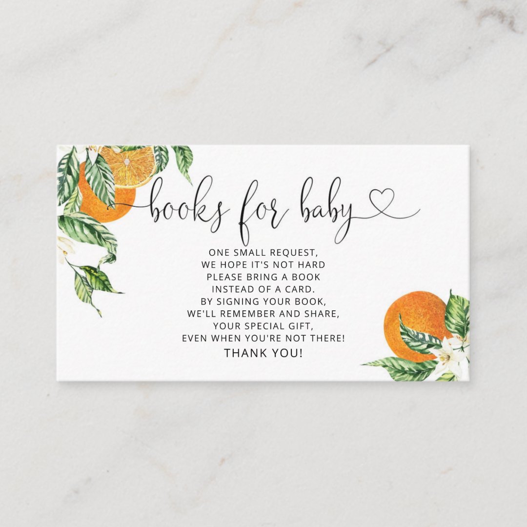 Little cutie baby shower books for baby ticket enclosure card Zazzle