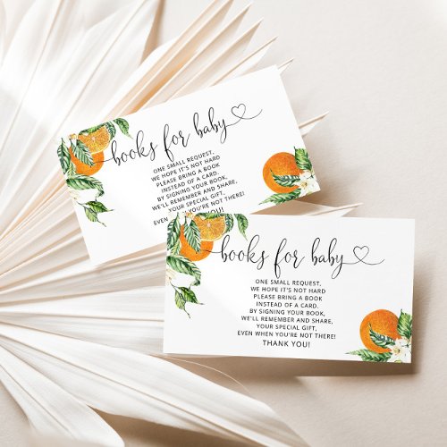 Little cutie baby shower books for baby ticket enclosure card