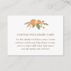 Little Cutie Baby Shower Display Shower Enclosure  Card