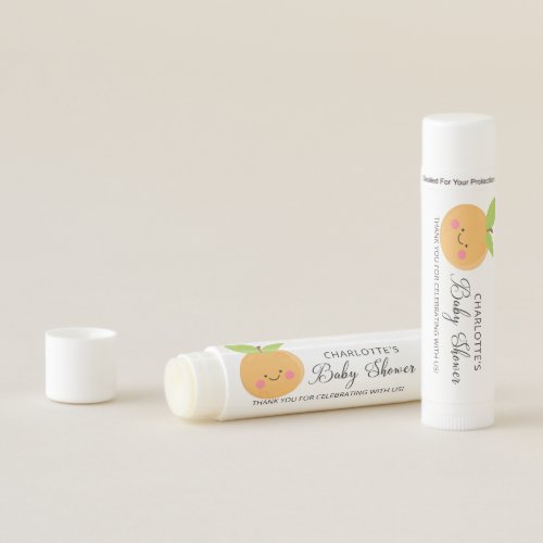 Little Cutie Baby Shower Favor Lip Balm