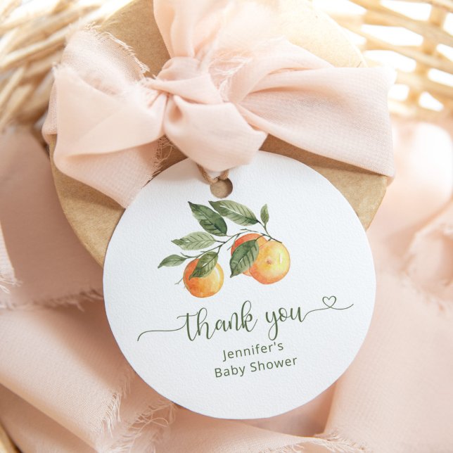 Little cutie baby shower favor tag (Creator Uploaded)