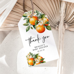 Little Cutie Baby Shower Favor Tag Thank You