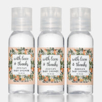 Little Cutie Baby Shower Favors Hand Sanitizer