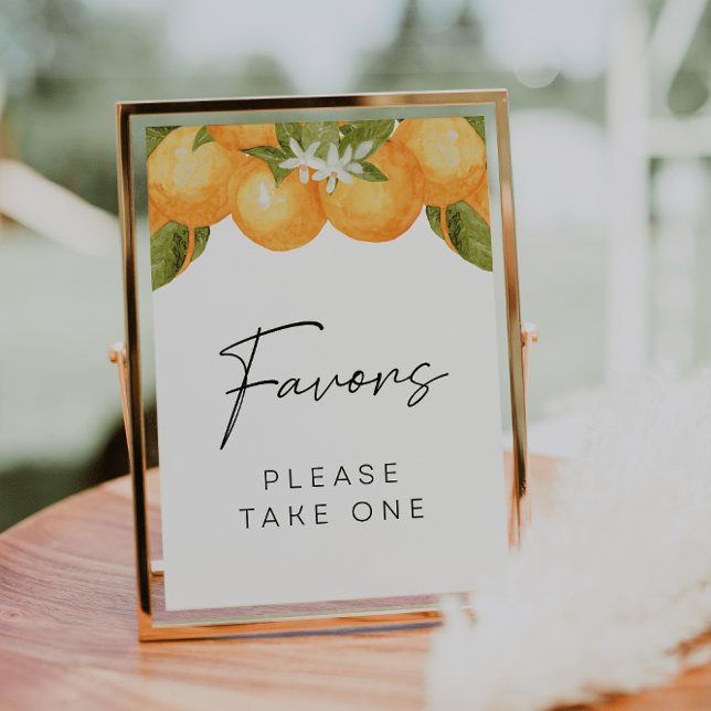 Little cutie baby shower Favors sign Invitation (Creator Uploaded)