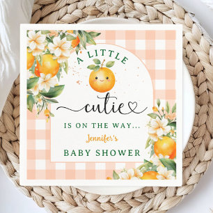 Little Cutie Baby Shower Gender Neutral Paper  Napkins