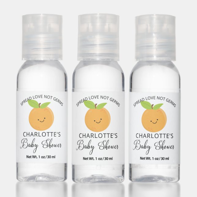 Little Cutie Baby Shower  Hand Sanitizer (Set)