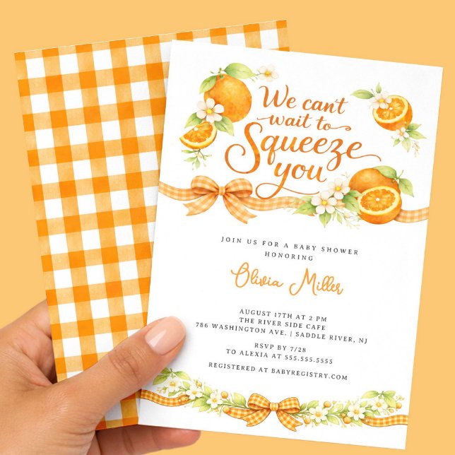 Little Cutie Baby Shower Invitation (Creator Uploaded)