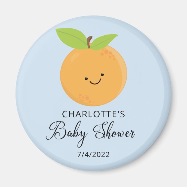 Little Cutie Baby Shower Magnet (Front)