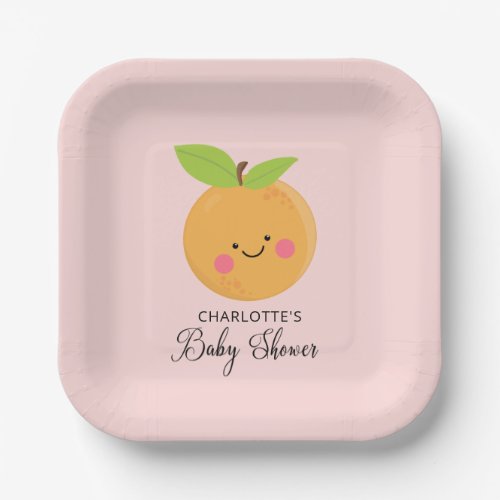 Little Cutie Baby Shower Paper Plates