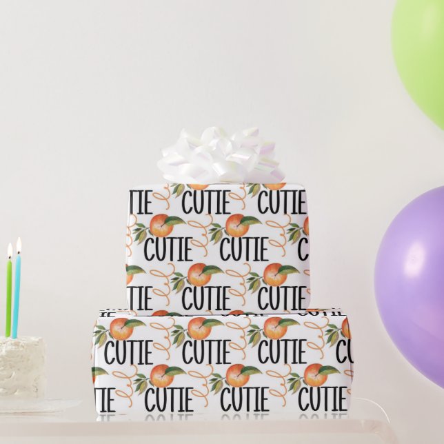 LITTLE CUTIE BABY SHOWER PATTERN WRAPPING PAPER (Party Gifts)