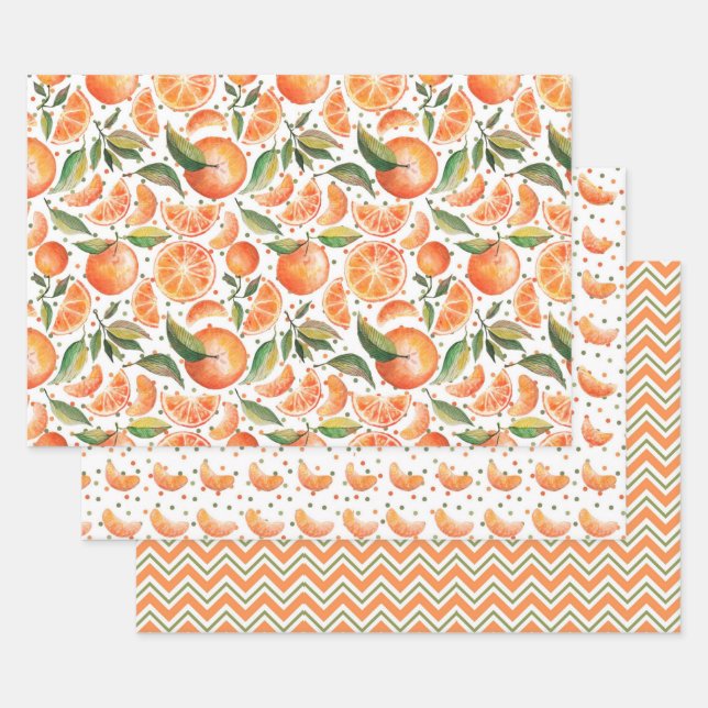 LITTLE CUTIE BABY SHOWER PATTERN WRAPPING PAPER SHEETS (Set)