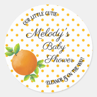 Little Cutie Baby Shower Stickers