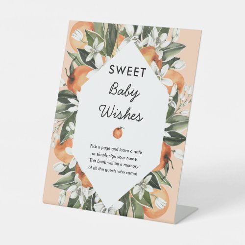 Little Cutie Baby Shower Sweet Baby Wishes Sign