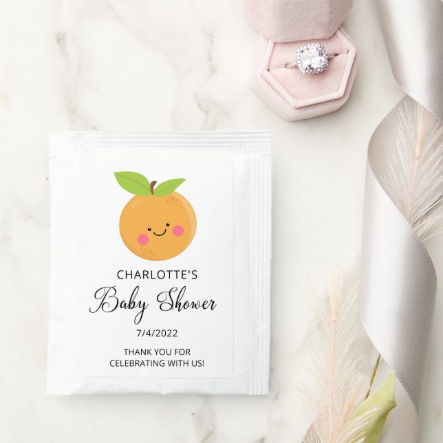 Little Cutie Baby Shower Tea Bag Drink Mix (Wedding)
