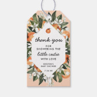 Little Cutie Baby Shower Thank You Gift Tags