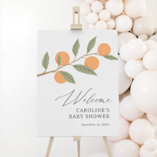 Little Cutie Baby Shower Welcome Sign