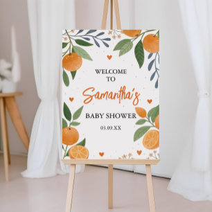 Little Cutie Baby Shower Welcome Sign