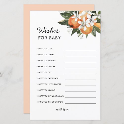 Little Cutie Baby Shower Wishes For Baby Advice Ca