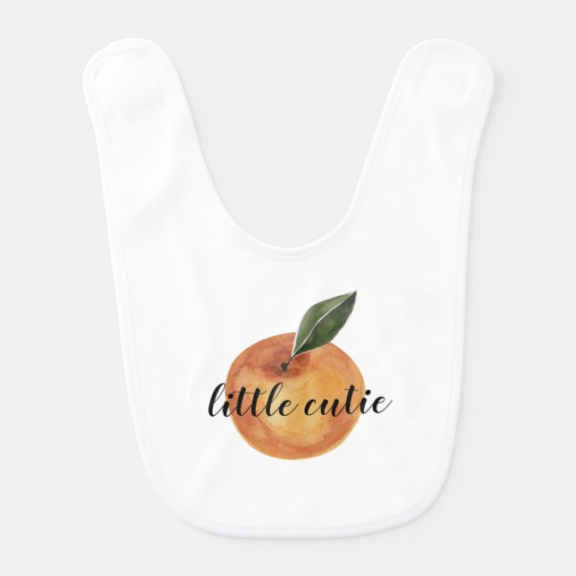 Little Cutie Bib Little Cutie Baby Bib (Front)