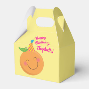 Little Cutie Birthday Party Favor Boxes