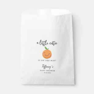 Little Cutie Boy Baby Shower Favor Bag