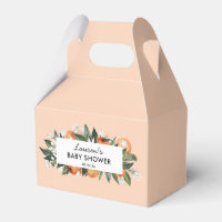 Little Cutie Citrus Baby Shower Favor Box