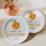 Little Cutie Citrus Modern Baby Shower Paper Plates<br><div class="desc">Celebrate at the baby shower with these cute paper plates!</div>