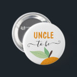 Little Cutie Citrus Orange Family Names Button<br><div class="desc">Family name buttons! Edit for Aunt's,  Uncle's,  Cousins and more! See the entire Little Cutie collection for more matching items!</div>