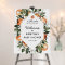 Little Cutie Clementine Baby Shower Welcome Sign
