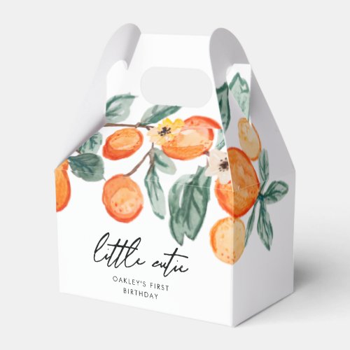 Little Cutie Clementine Favor Boxes