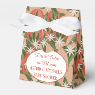 Little Cutie Clementine   Fresh Citrus Baby Shower Favor Boxes