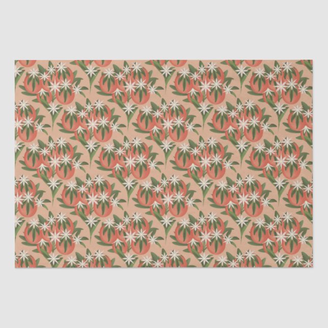 Little Cutie Clementine Pink  Tissue Paper (Front)