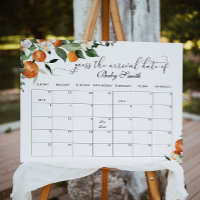 Little cutie Guess the due Date calendar
