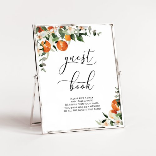 Little cutie Guest book Poster