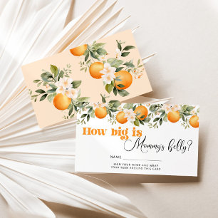 Little cutie how big is mommy's belly enclosure card