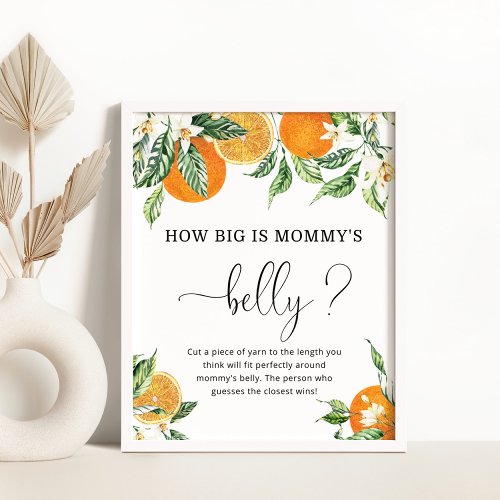 Little cutie how big is mommys belly game poster