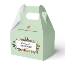 Little Cutie Is Turning One 1st Birthday Party  Fa Favor Boxes