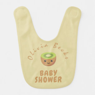 Little Cutie Kiwi Baby Shower Bib