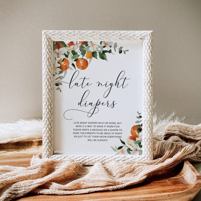 Little Cutie Late Night Diapers Poster (Creator Uploaded)