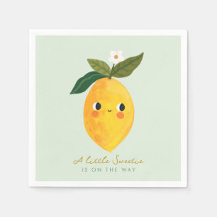 Little Cutie Lemon Baby Shower  Napkins
