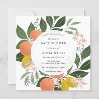 Little Cutie on the Way Baby Shower Invitation