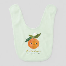 Little Cutie Orange Baby Bib