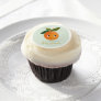 Little Cutie Orange Baby Shower  Edible Frosting Rounds