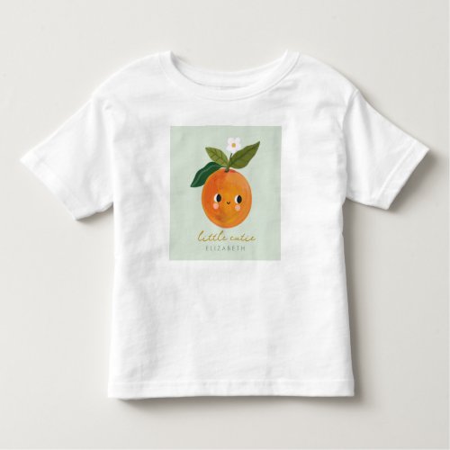Little Cutie Orange Baby Toddler T_shirt