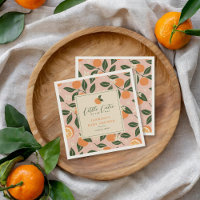 Little Cutie Orange Citrus Baby Shower