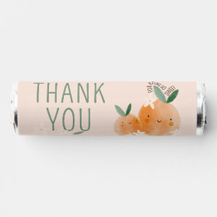 Little Cutie Orange Citrus Baby Shower Thank You Breath Savers® Mints