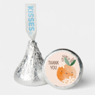 Little Cutie Orange Citrus Baby Shower Thank You  Hershey®'s Kisses®